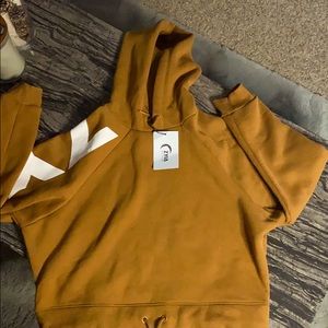 Camel ZYIA Sleeve Hoodie